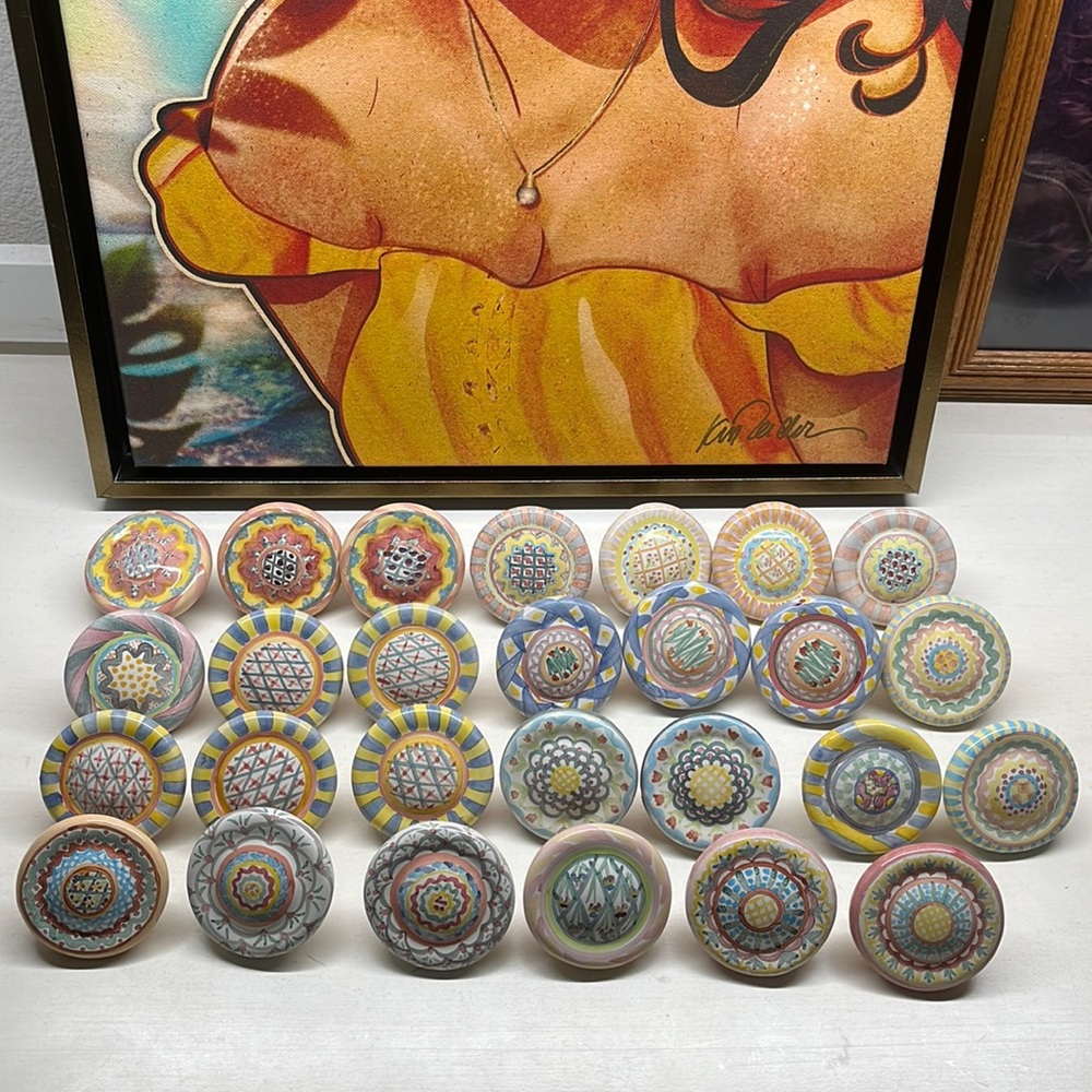 Retired MacKenzie Child’s Drawer knobs